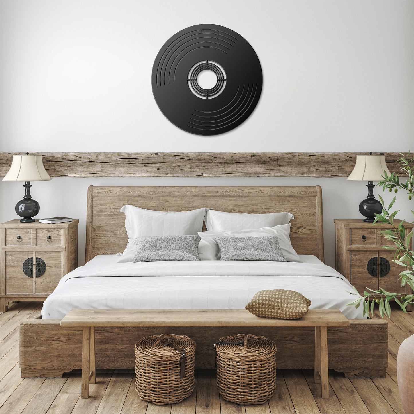 Vinyl Record Metal Wall Art