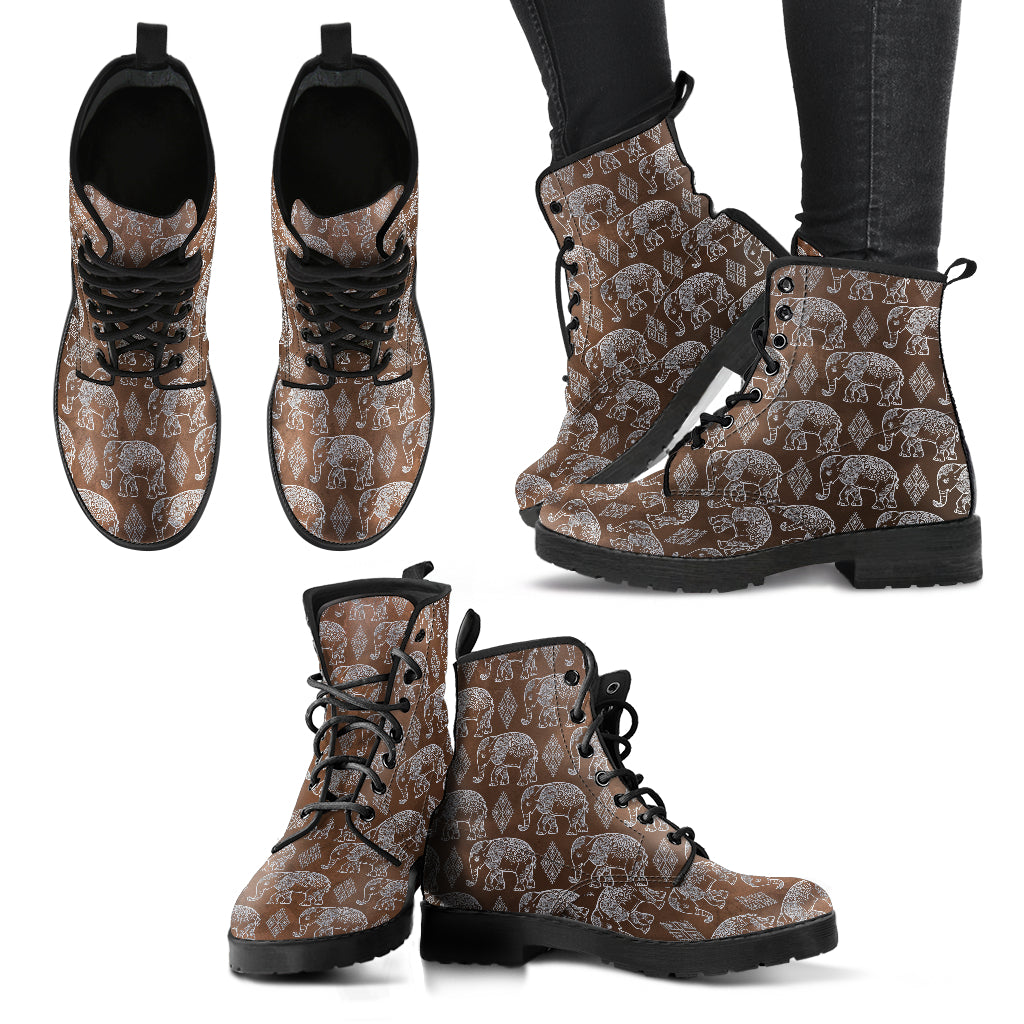 Tribal Elephant Boots | woodation.myshopify.com