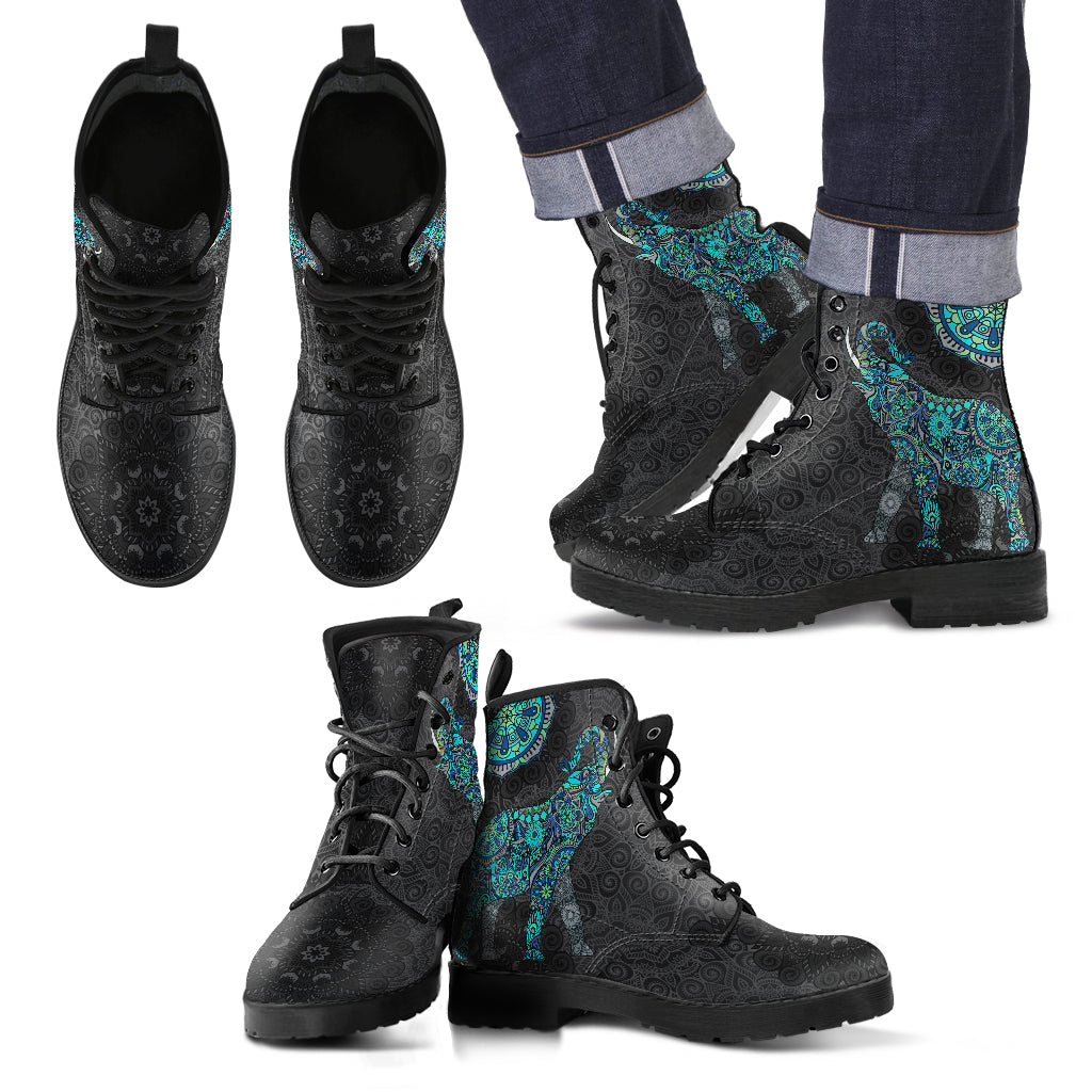 Lucky Mandala Elephant Boots