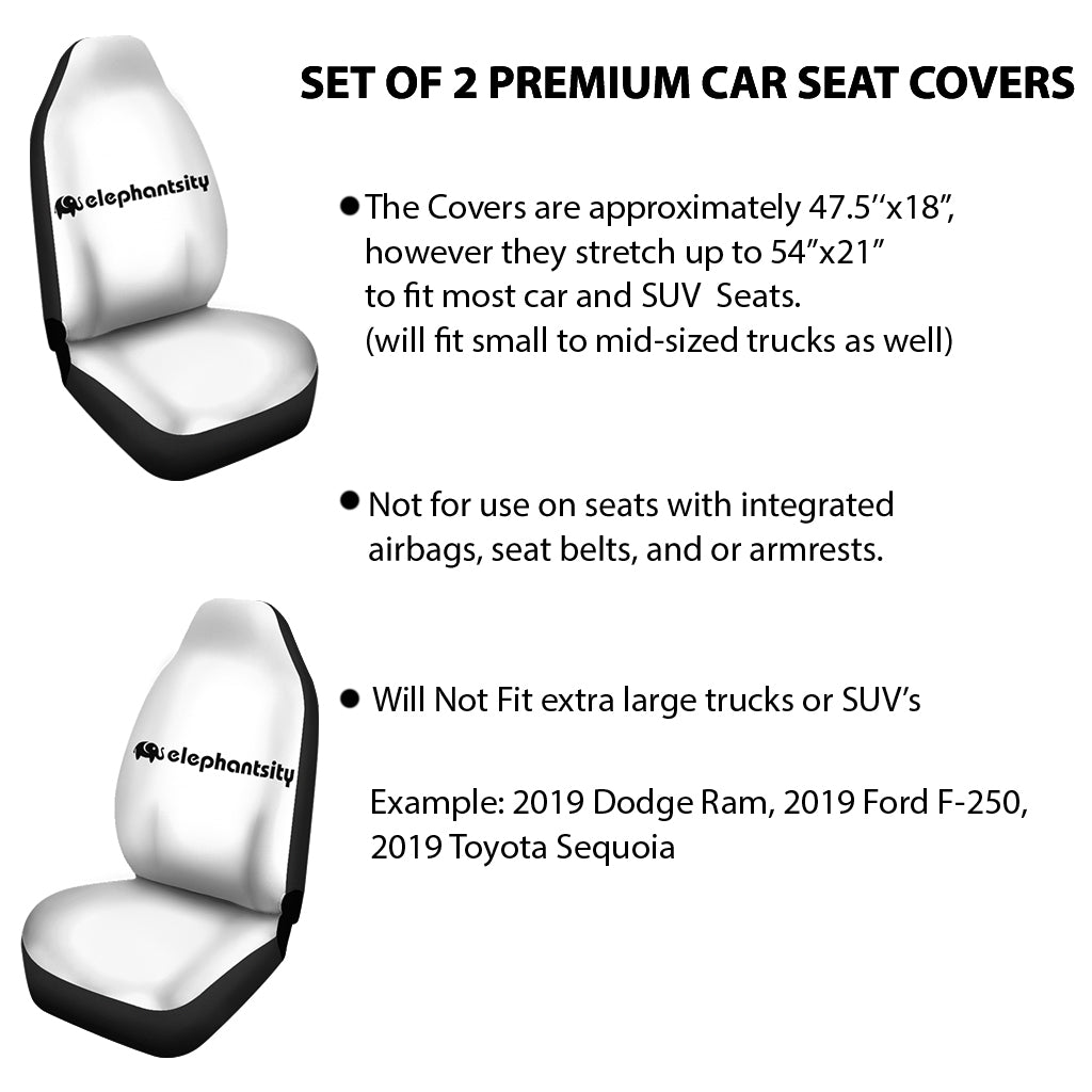 Spiritual Elephant Car Seat Covers