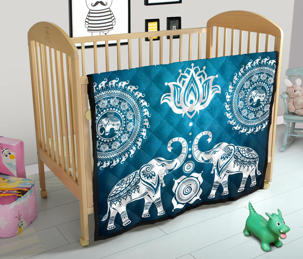 Blue Mandala Premium Quilt