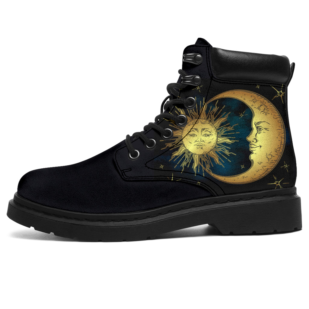 All season sun and moon boots fashion