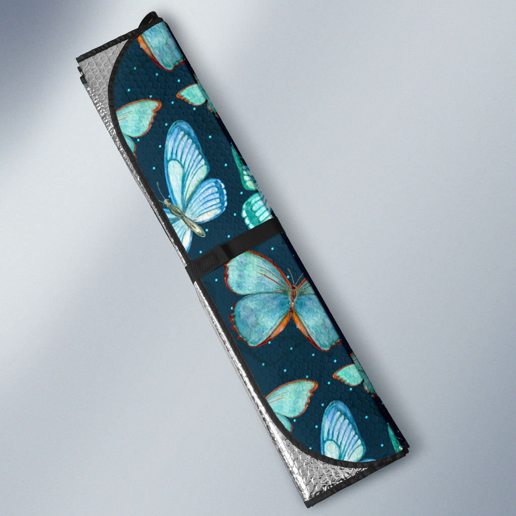 Spiritual Butterfly Auto Sun Shades | woodation.myshopify.com