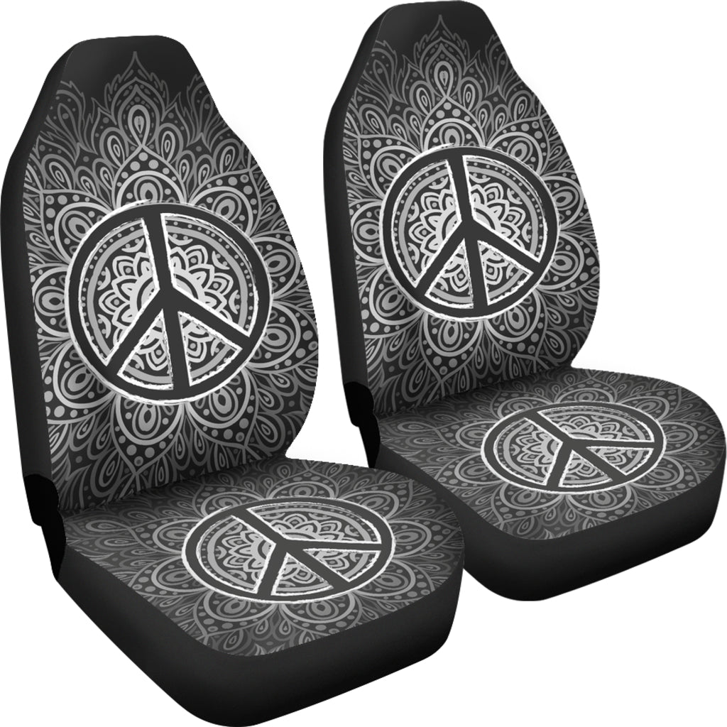 Peace & Love Car Seat Covers | woodation.myshopify.com