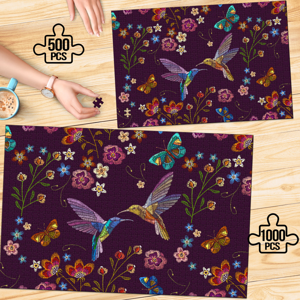 Hummingbird - Premium Wood Jigsaw Puzzle