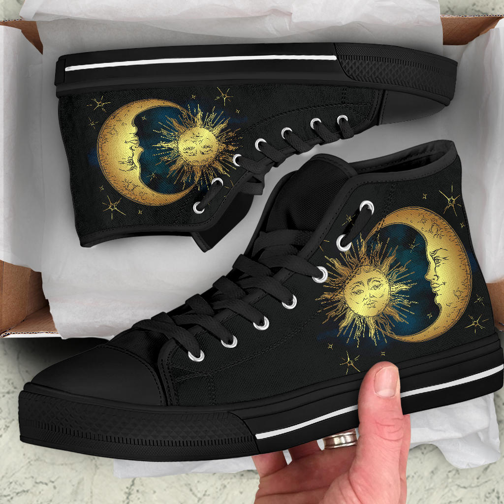 Sun & Moon High Top Shoes