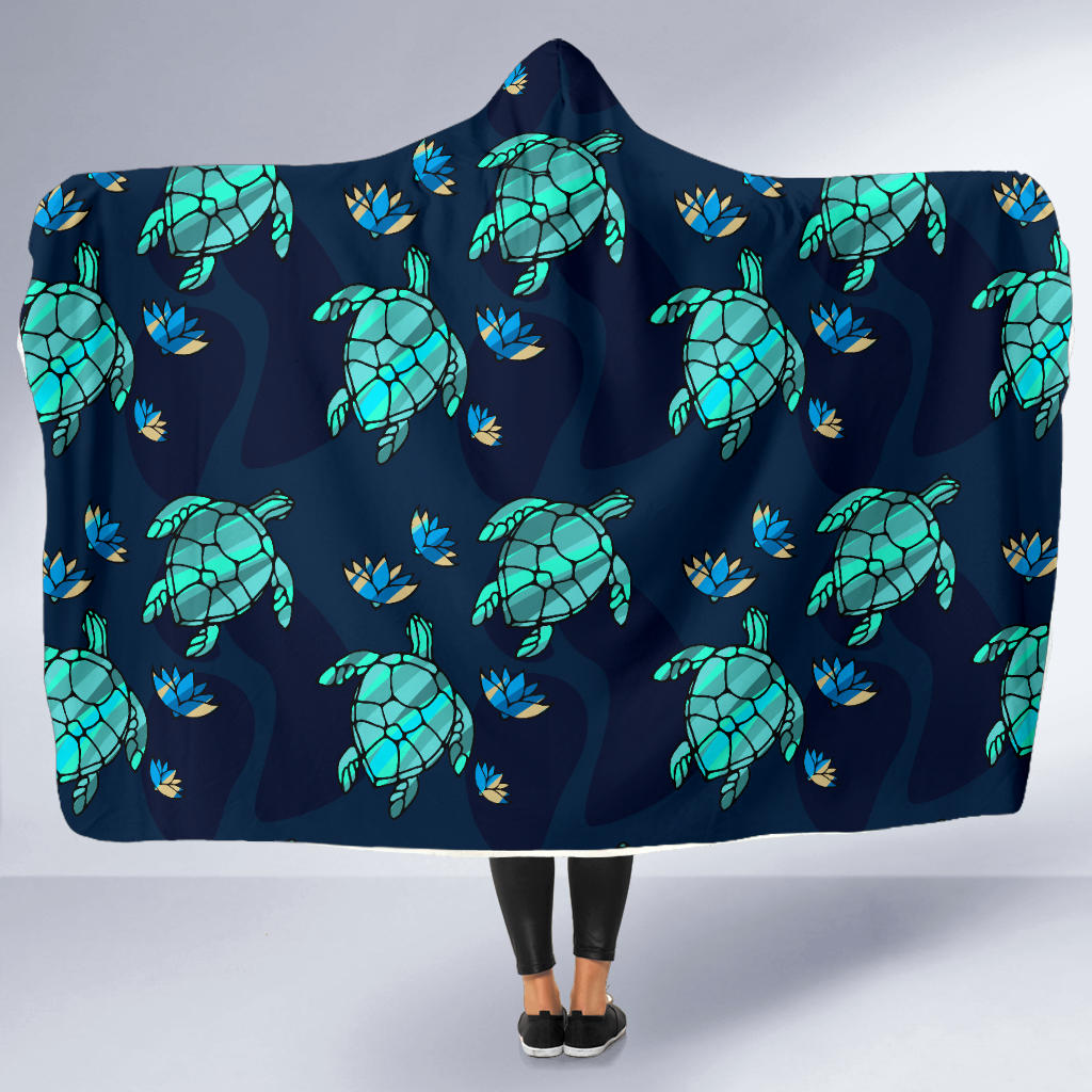 Turtle Love Hooded Blanket