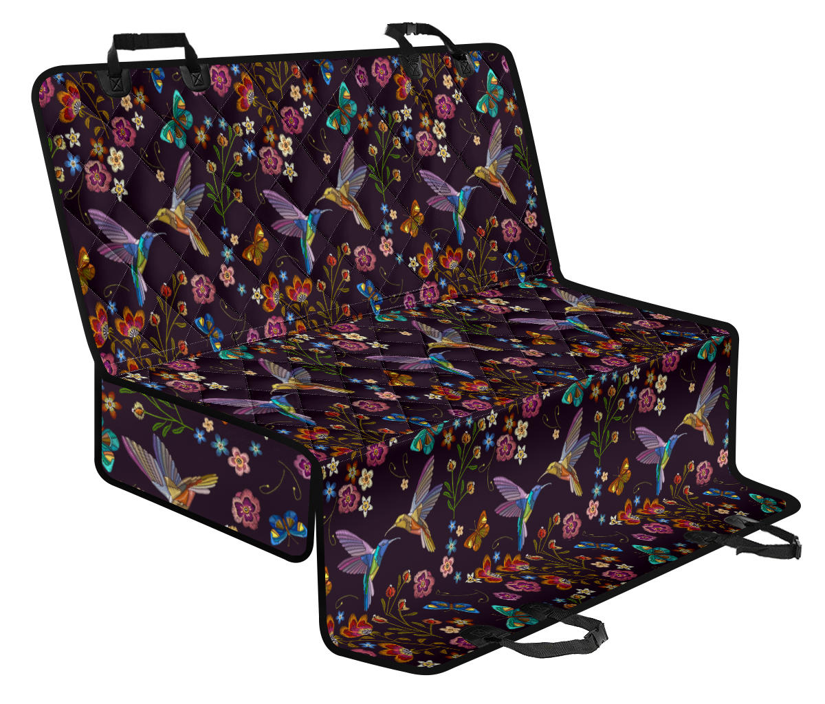 Bohemian Hummingbird Pet Seat Cover
