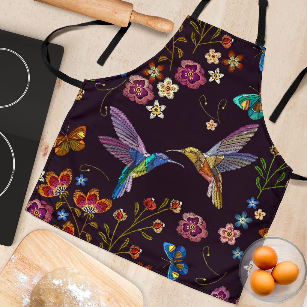 Bohemian Hummingbird Apron