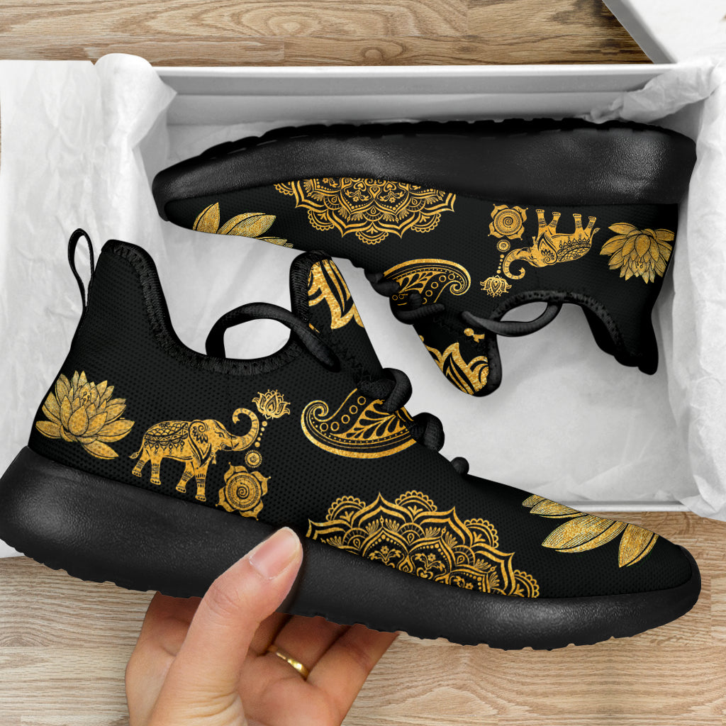 Gold Sneakers | woodation.myshopify.com