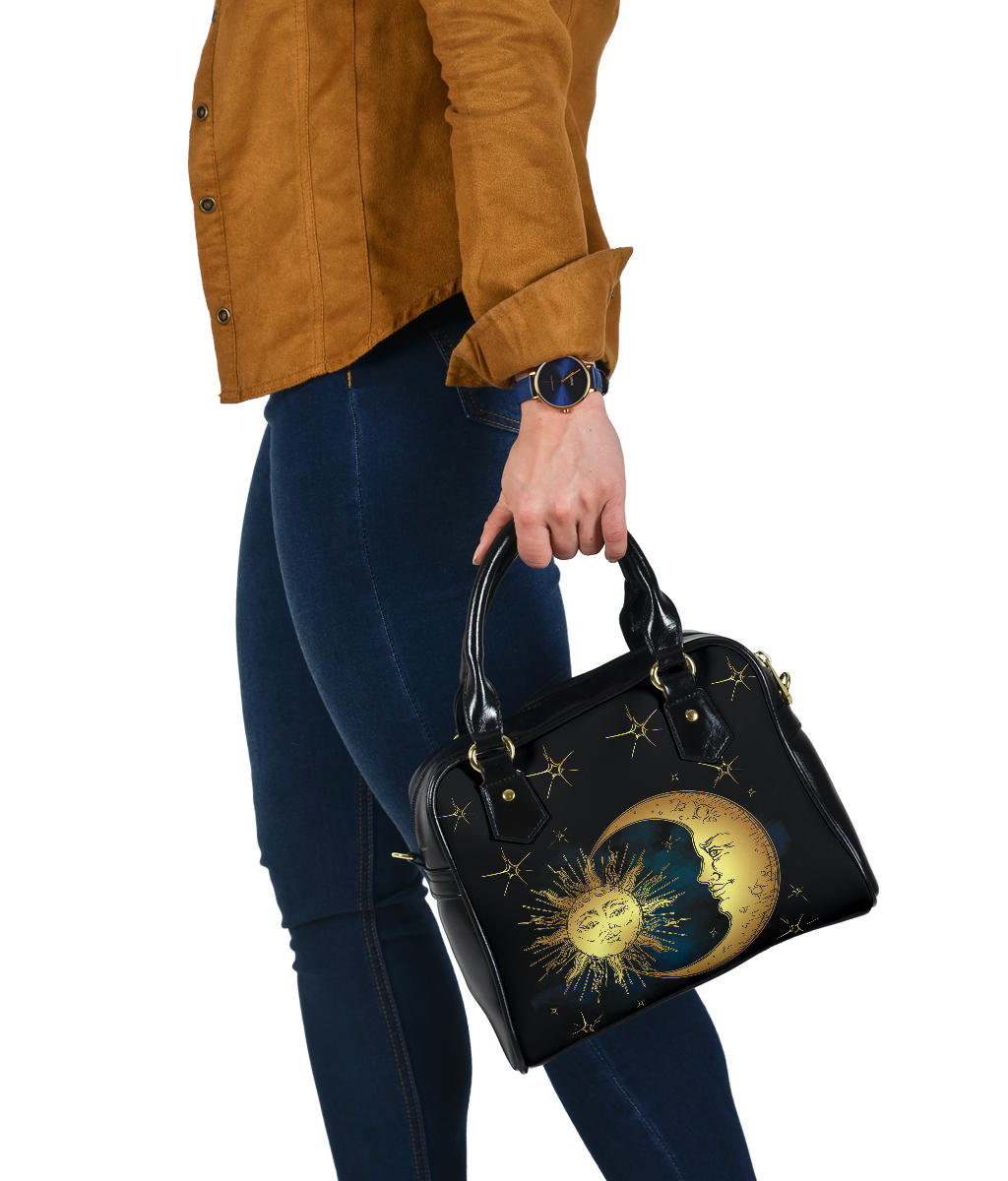 Bohemian Sun & Moon Shoulder Bag