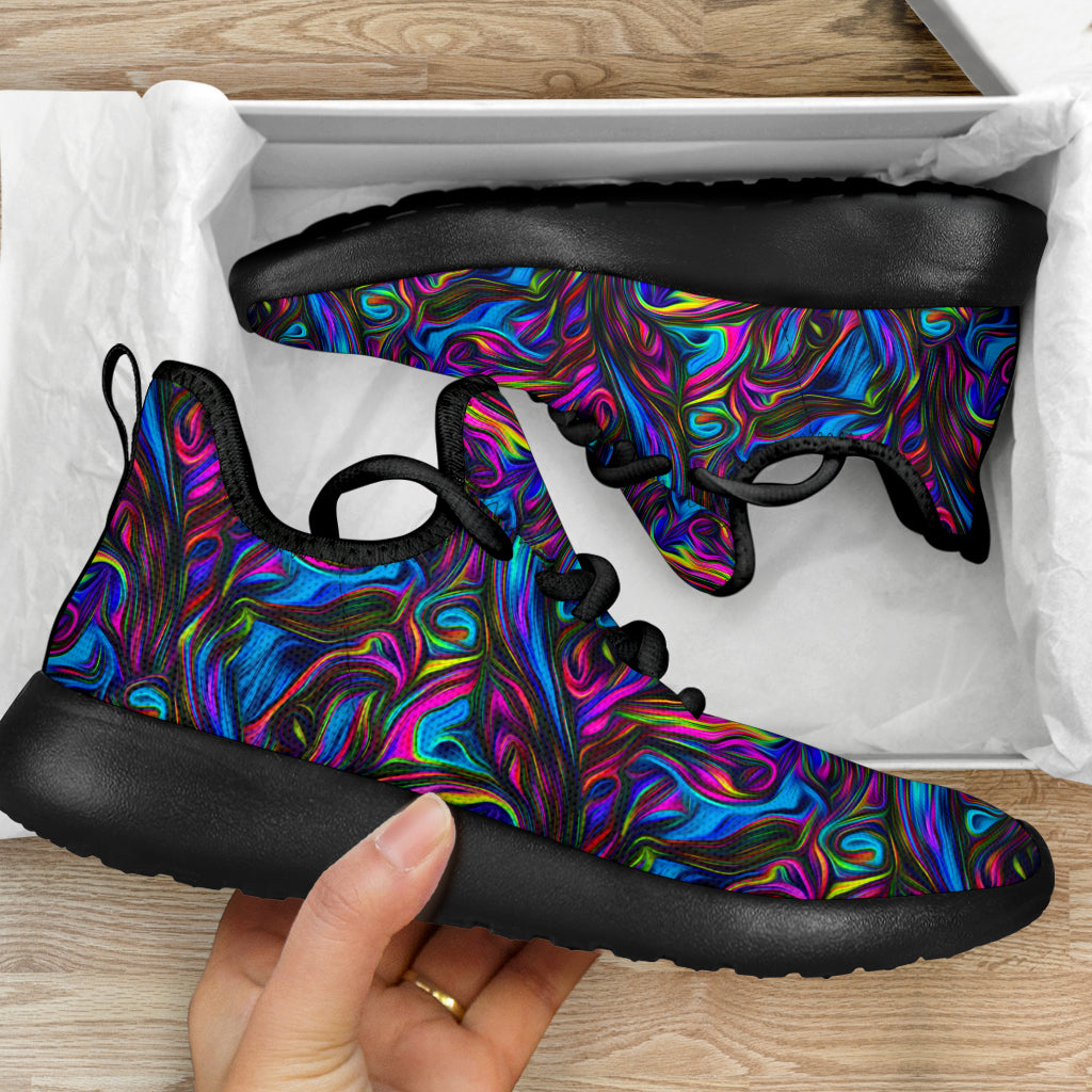 Pyschedelic Print Sneakers