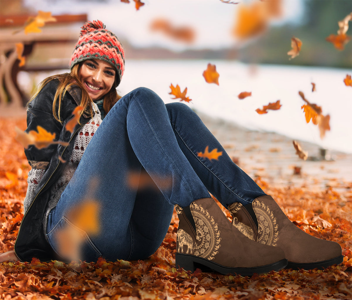 Brown Good Fortune Chelsea Style Boots