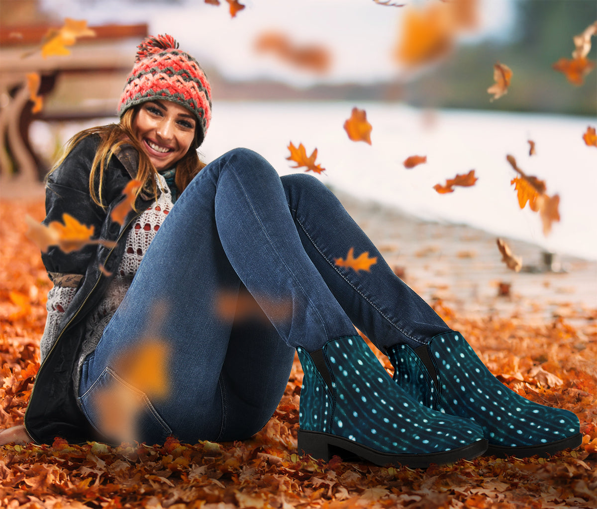 Whale Shark Chelsea Style Boots