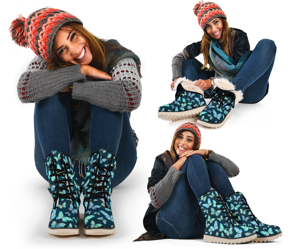 Spiritual Butterfly Polar Boots