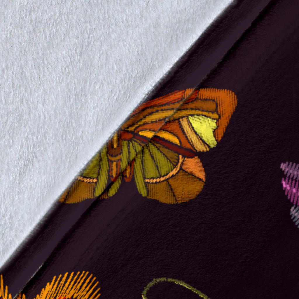 Bohemian Hummingbird Premium Blanket