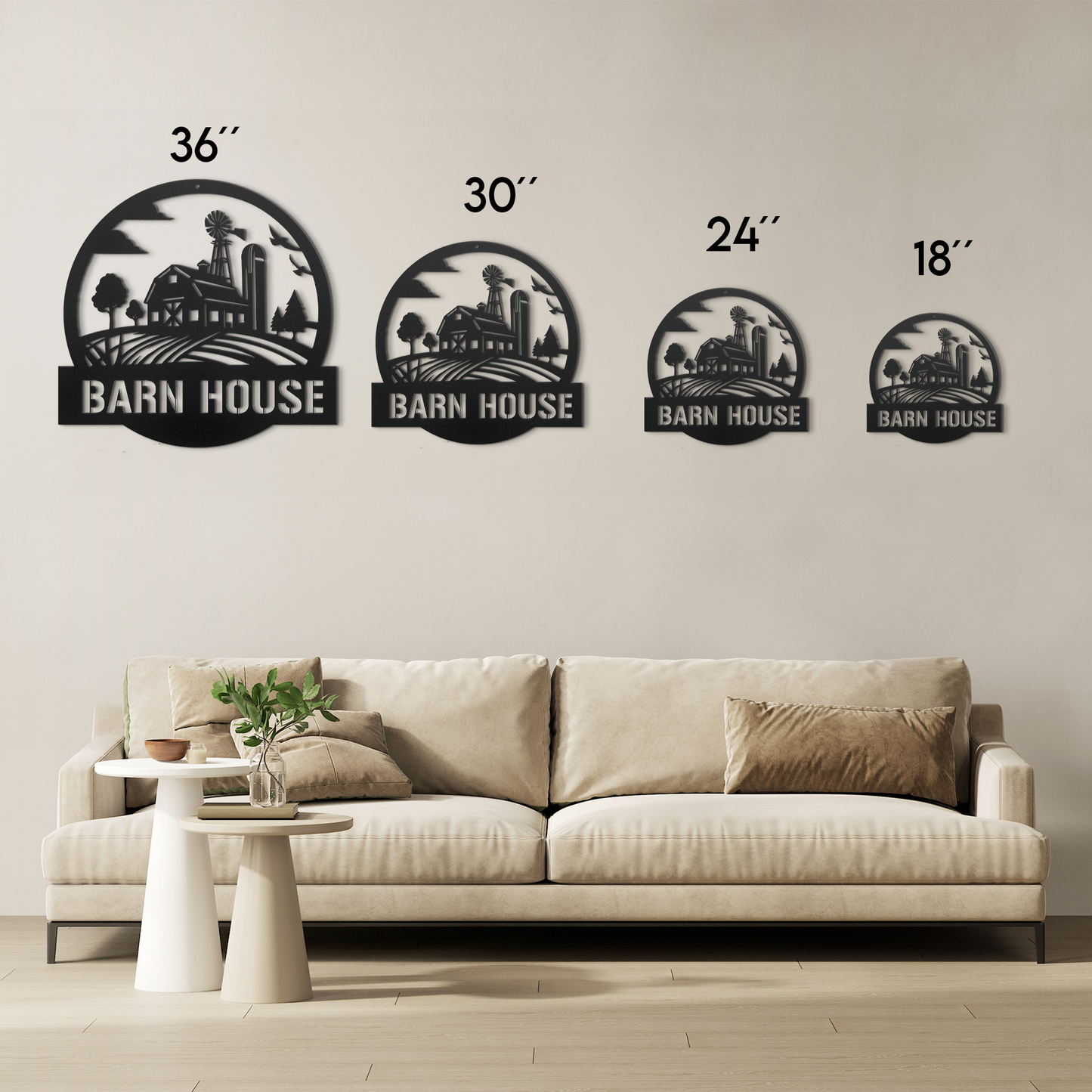 Metal Barn Sign, Farm Metal Wall Art