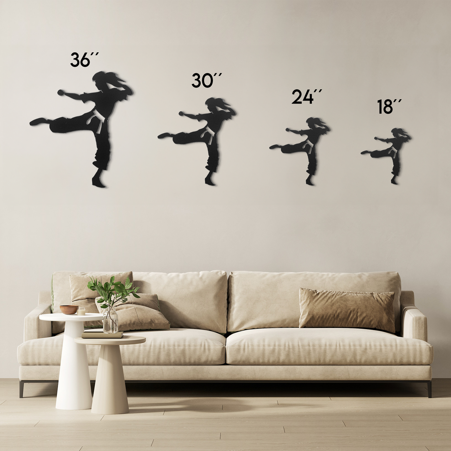 Karate Metal Wall Art