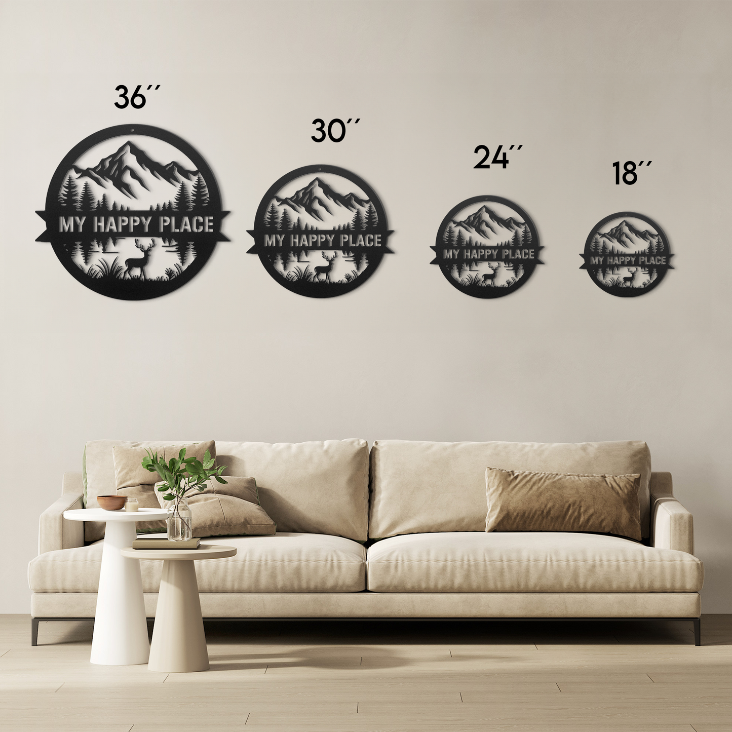 Cabin Metal Wall Art