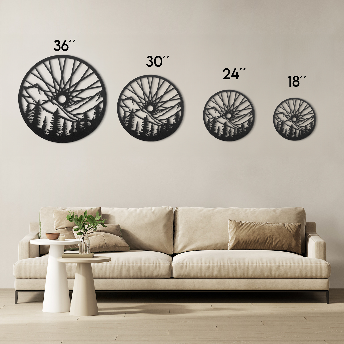 Bicycle Wheel Metal Wall Art, Mountain biking Metal Wall Art