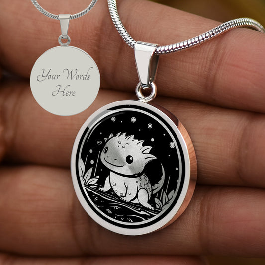 Custom Axolotl Necklace