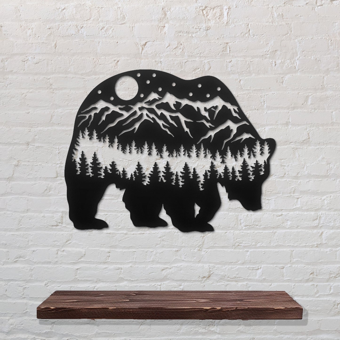 Bear Mountain Metal Wall Art