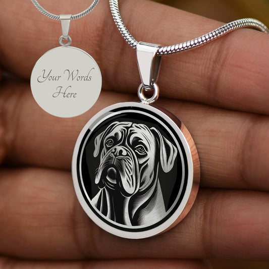 Custom Bullmastiff Necklace