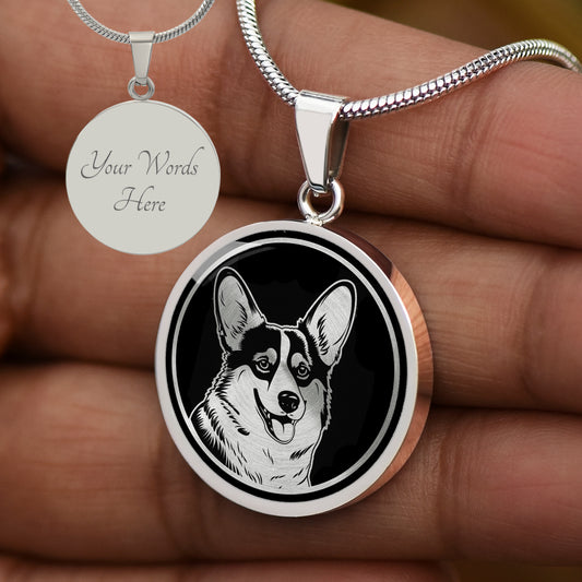 Custom Welsh Corgi Necklace