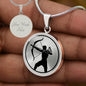 Custom Men's Archery Necklace