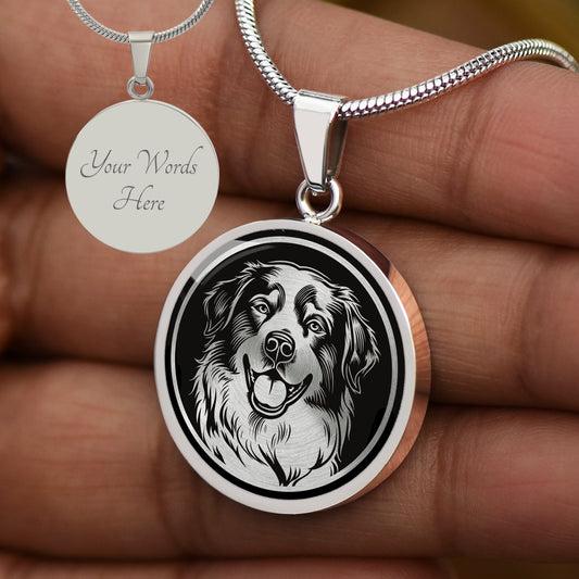 Custom Australian Shepherd Necklace