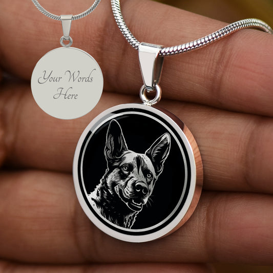 Custom Australian Cattle Dog Necklace