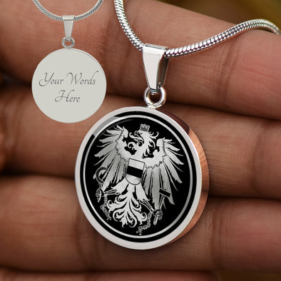 Custom Austrian Emblem Necklace