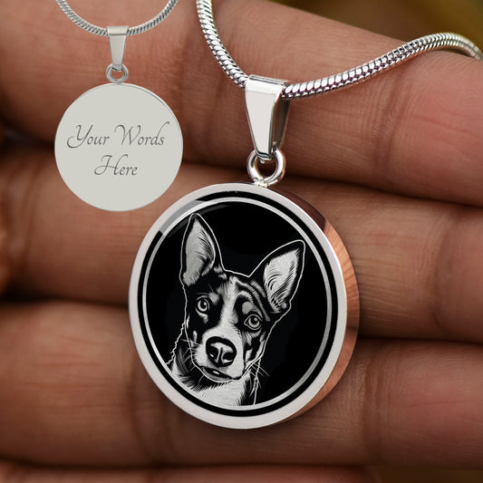 Custom Basenji Necklace