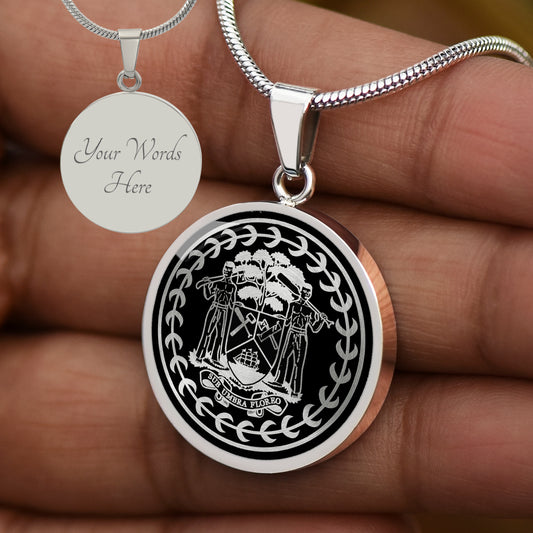 Custom Belize Emblem Necklace