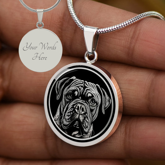 Custom Bullmastiff Necklace