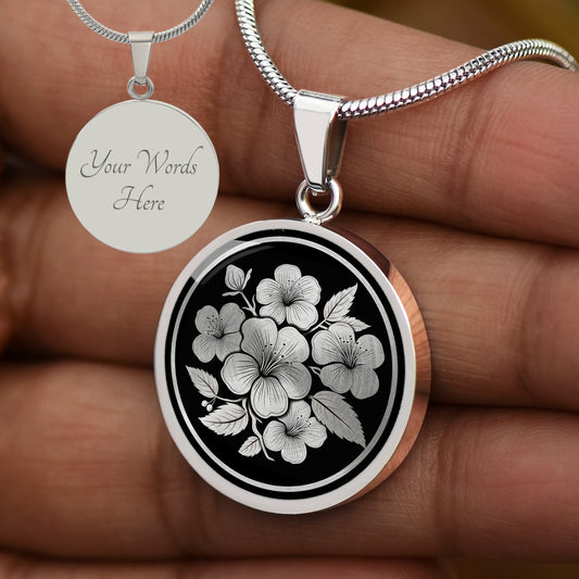 Custom Cherry Blossom Necklace