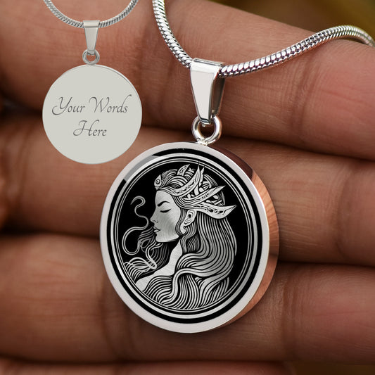Custom Eir Goddess Necklace