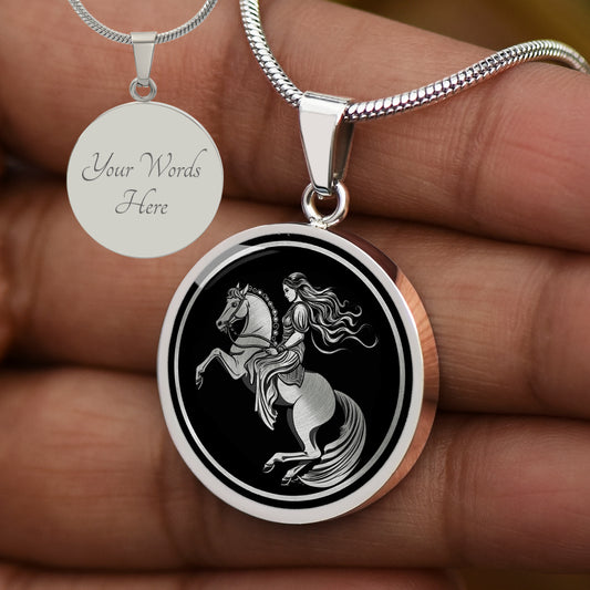 Custom Epona Goddess Necklace