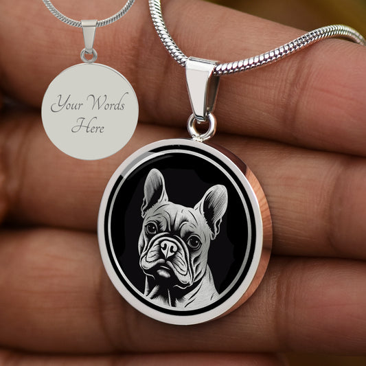 Custom French Bulldog Necklace