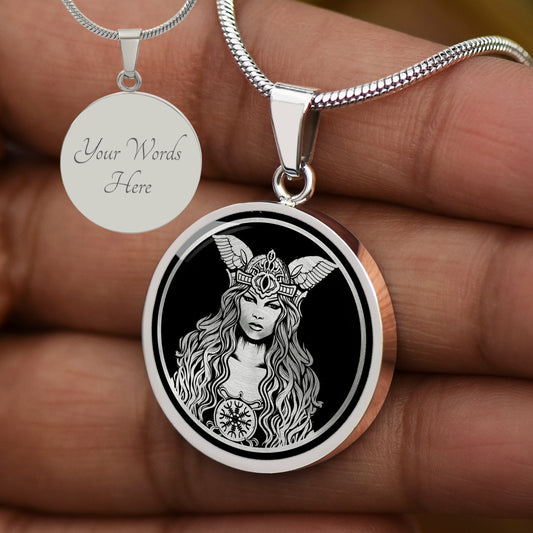 Custom Freya Goddess Necklace