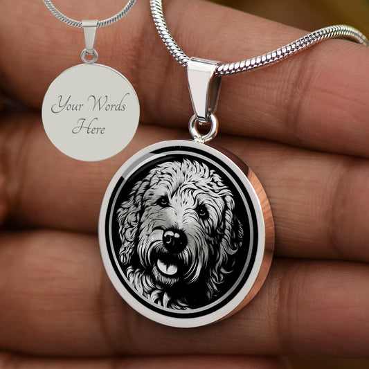 Custom Goldendoodle Necklace