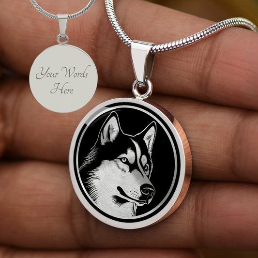 Custom Husky Necklace