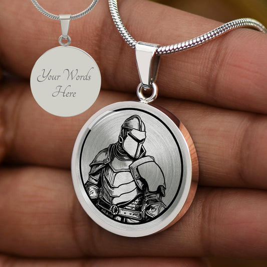 Custom Knight In Shining Armor Necklace