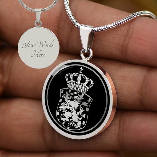 Custom Netherlands Emblem Necklace