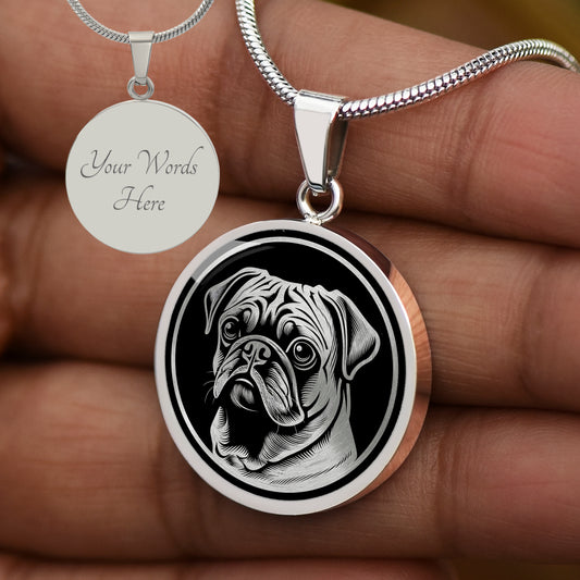 Custom Pug Necklace