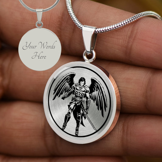 Custom St Michael Necklace