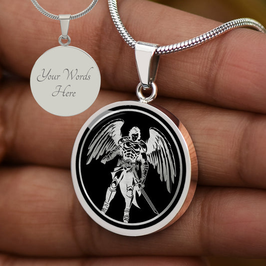 Custom St Michael Necklace