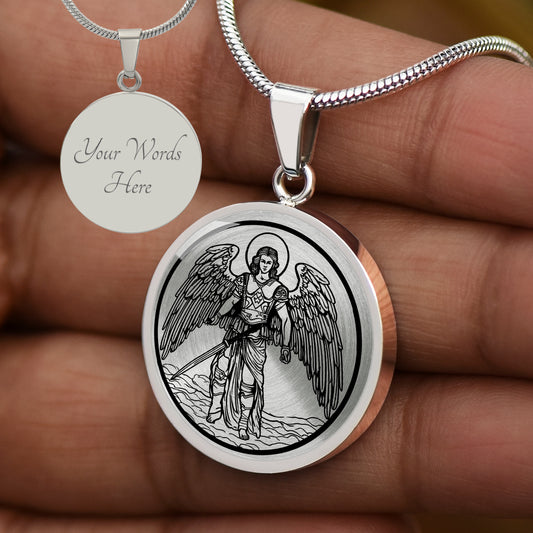 Custom St Raphael The Archangel Necklace