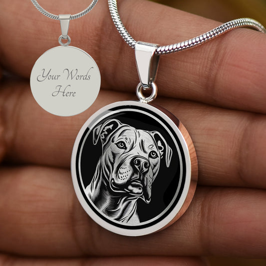 Custom American Staffordshire Terrier Necklace