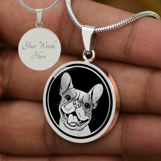 Custom French Bulldog Necklace